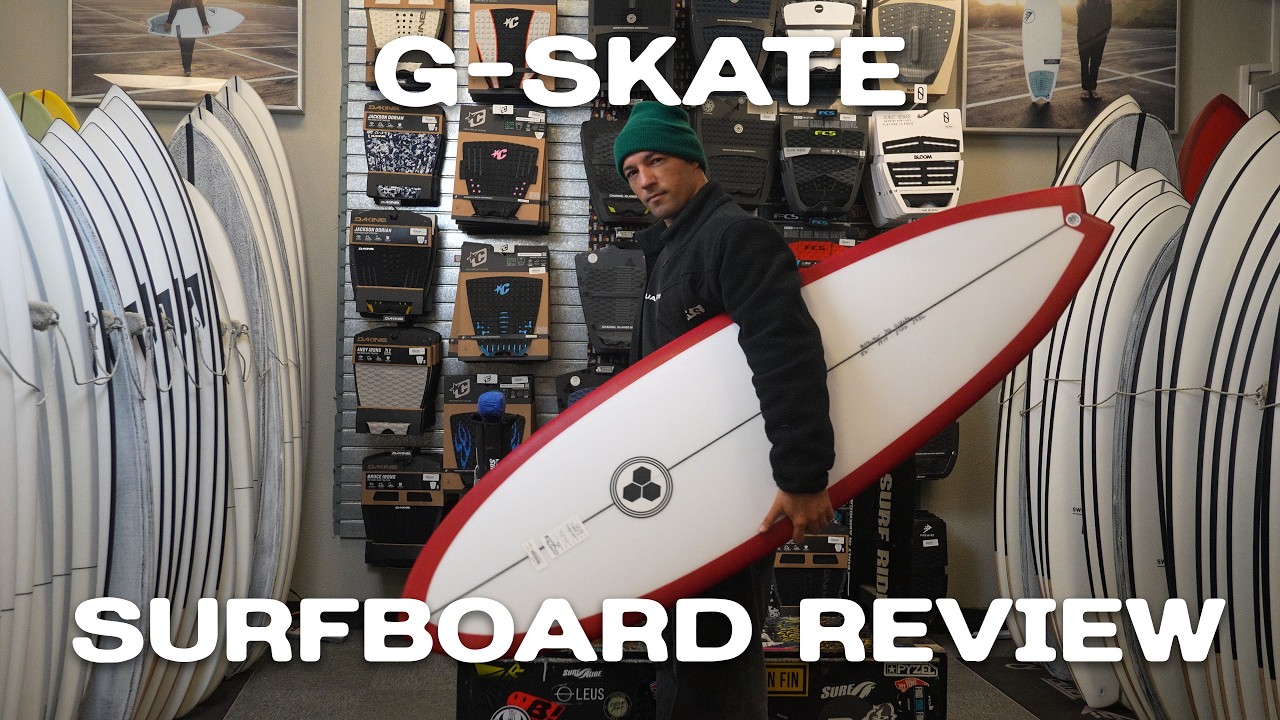 A surfboard designed by one of the world's most stoked surfers