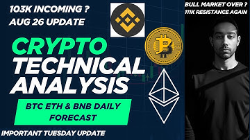 Crypto Market Collapse: Bitcoin Tests $108K, ETH Crashes to $4300, BNB at Make-or-Break - Aug 26