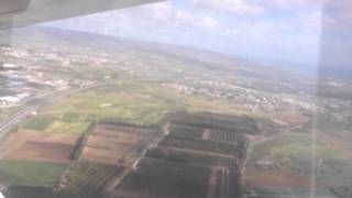 Первый полёт над Пафосом. Вид из мутного окна :)
