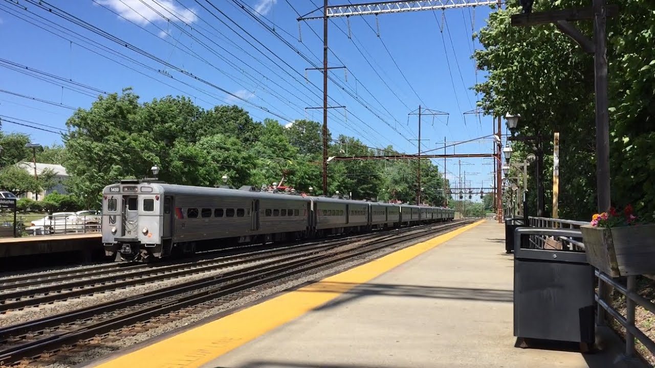 NJ Transit HD 60 FPS GE Arrow III EMUs on Northeast Corridor Line