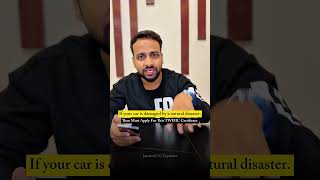 Must apply for this certificate, if your car is damaged by natural disaster #imsrk447 #dubai 