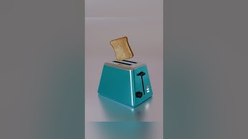 Making a toaster in Blender #blender #blender3d #animation #modelling #3dart #blendercommunity
