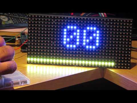 8X8 led matrix arduino code