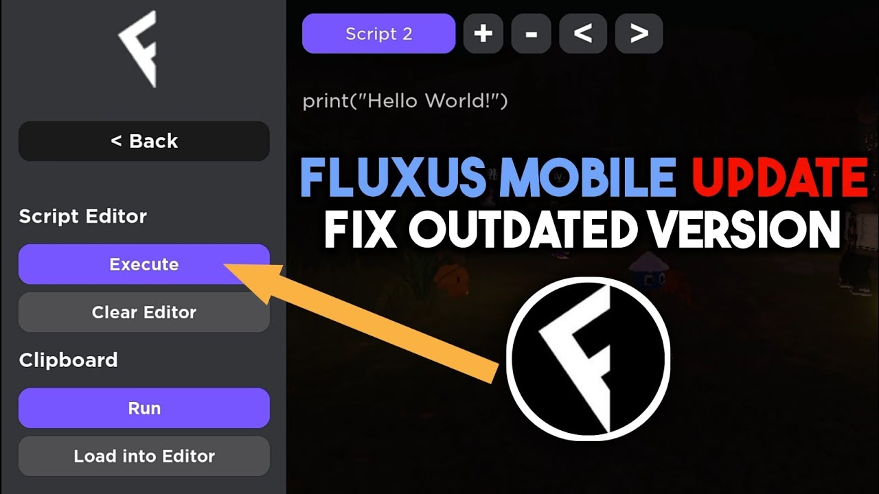 Fluxus Mobile Executor New Update Released  Fluxus Executor New Version  598 