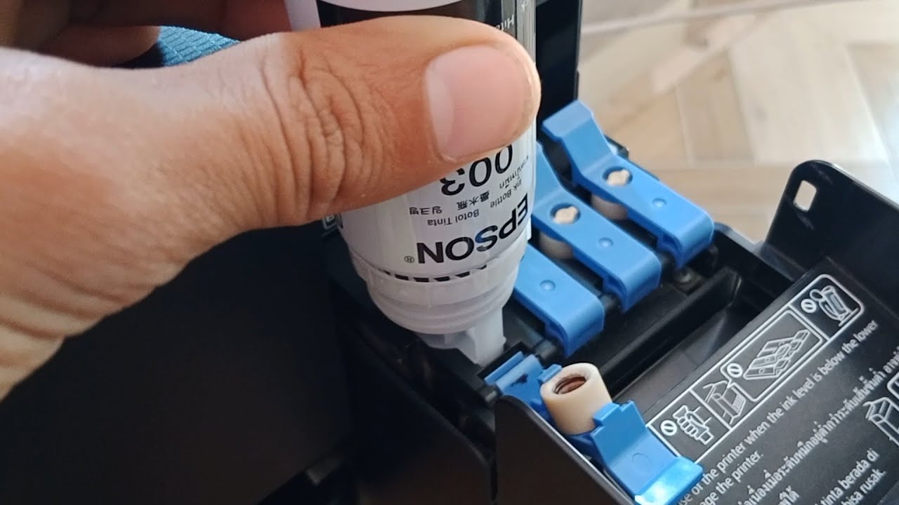 Epson All Model Printer Ink Refill Hindi हिन्दी Printer me Ink