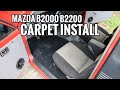 Installing New Carpet and Noico Sound Deadening in My Mazda B2000 B2200 | Flake Garage