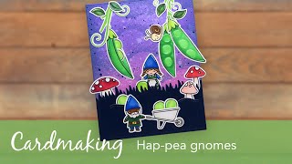 Card making - Lawn Fawn Hap-pea gnomes