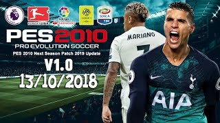 تحديث باتش PES 2010 Next Season Patch 2019 Update v1.0