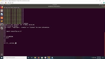 How to find Version of TensorFlow