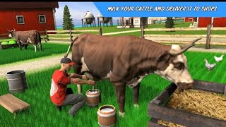 City Milk Transport Simulator Cattle Farming screenshot 4