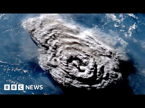 Tonga volcano eruption felt in atlantic ocean seafloor on other side of world - bbc news