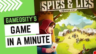 Game in a Minute: Spies & Lies
Spies & Lies from Jumbo is pure battle of wits—deploy, deduce, deceive—and inch that Double Agent closer to the flag. Think you’ve got the spy game mastered? Don’t miss this week’s Game in a Minute—see the covert chaos unfold!
Designer: Don Eskridge
Artist: Roland MacDonald
Publisher: Jumbo
Buy a copy of Spies & Lies here: https://amzn.to/4mEEsa3
BGG Link: https://boardgamegeek.com/boardgame/283871/spies-and-lies-a-stratego-story
Join our Patreon: https://www.patreon.com/gameosity
Check us out on Gameosity.com
Music composed by Beatscribe @ beatscribe.com
Twitter: https://twitter.com/Gameosity
Facebook: https://www.facebook.com/gameosity/
Instagram: https://goo.gl/idtkGl
tumblr: http://gameosity.tumblr.com/ Game in a Minute: Spies & Lies