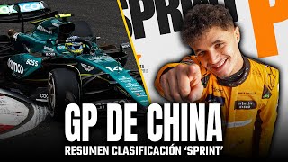 ALONSO HACE MAGIA EN LA LOCURA DE CHINA Y POLE DE NORRIS | RESUMEN CLASIFICACIÓN SPRINT GP CHINA