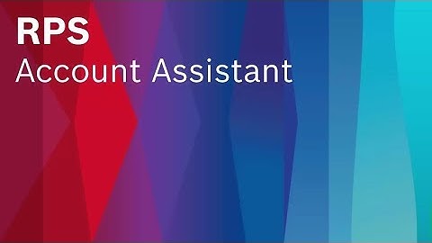 Bosch Security - RPS - Account Assistant