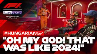 Reactions from the post-race cooldown room | Formula 1 Hungarian Grand Prix 2026