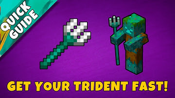 Minecraft how to get Trident Bedrock Java