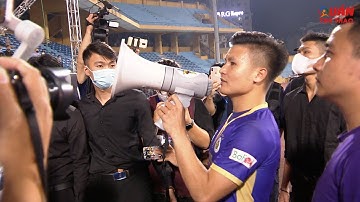 Quang Hải nói lời tâm huyết với các CĐV Hà Nội trong thời khắc chia tay