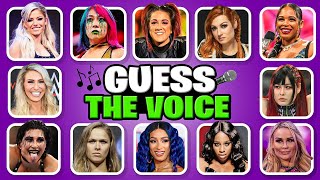 Can You Guess Female Wrestlers from Their Voice & Hair? 👰✅🔊