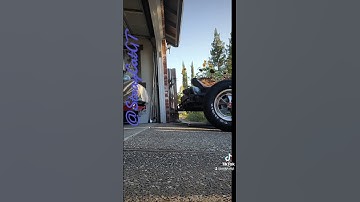 Exiting Garage #68cougar #mercurycougar #wheels #tires #mercury #garagehumor #classiccars