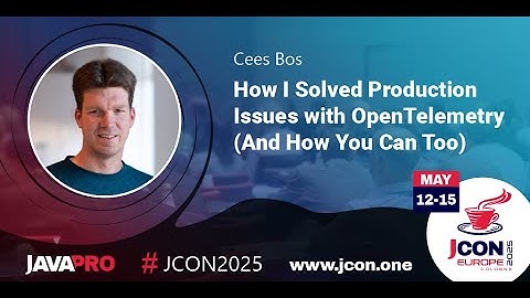 How I Solved Production Issues with OpenTelemetry (And How You Can Too) | Cees Bos (EN)