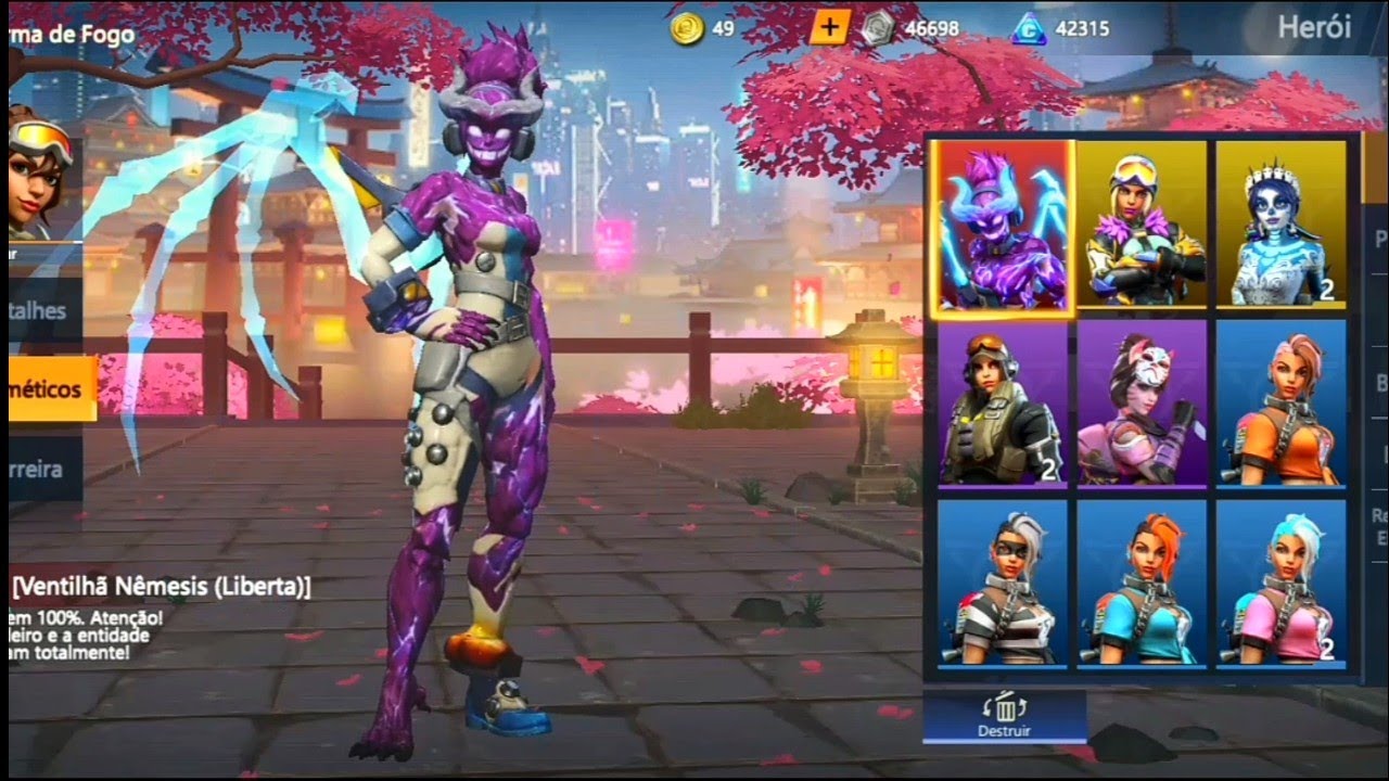 Omega Legends 🔥🔥 Troco conta / Conta: MikeLove Top Global de Nivel