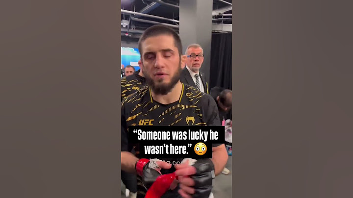 Islam seemingly sends a message to Arman 👀 #UFC311