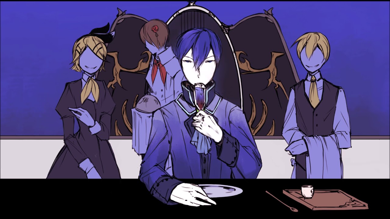 悪食男マーロン[KAITO V1, MEIKO V1, 鏡音リン · レン V4X] [Evil food eater Conchita cover]