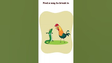 🦎🐓 Lizard vs Chicken?! Break In If You Can! 😱🧠 | #DOP5 #DrawOnePart