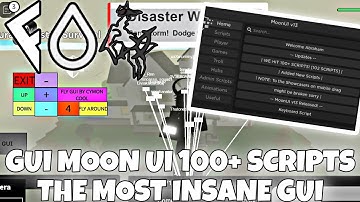 [OP] GUI MOON UI 100+ SCRIPTS THE MOST INSANE GUI YET! | HYDROGEN • FLUXUS