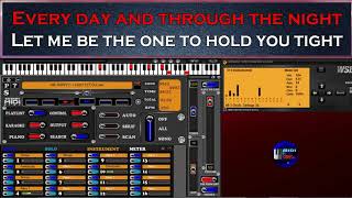 I can't let go by Air Supply karaoke | midi format | WSD output