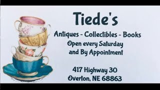 Take a tour of an antique store, Tiede's Overton Ne #thriftytreasures #thriftythursday #junkjournal