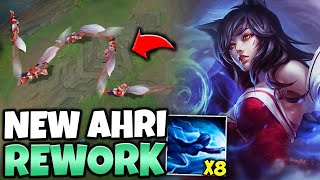 NEW AHRI REWORK GIVES HER 8 DASHES IN A ROW?! (THIS IS AMAZING) - League of Legends