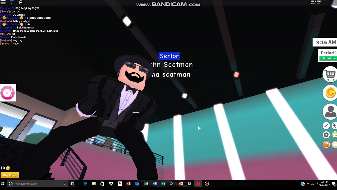 Ima Scatman Roblox Music Video Youtube - im a scatman roblox loud