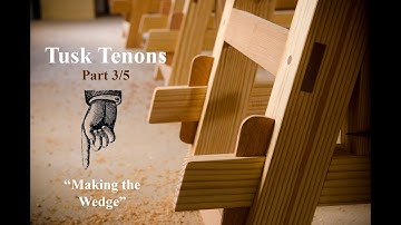 Make a Tusk Tenon Joint with Hand Tools (Part 3/5)