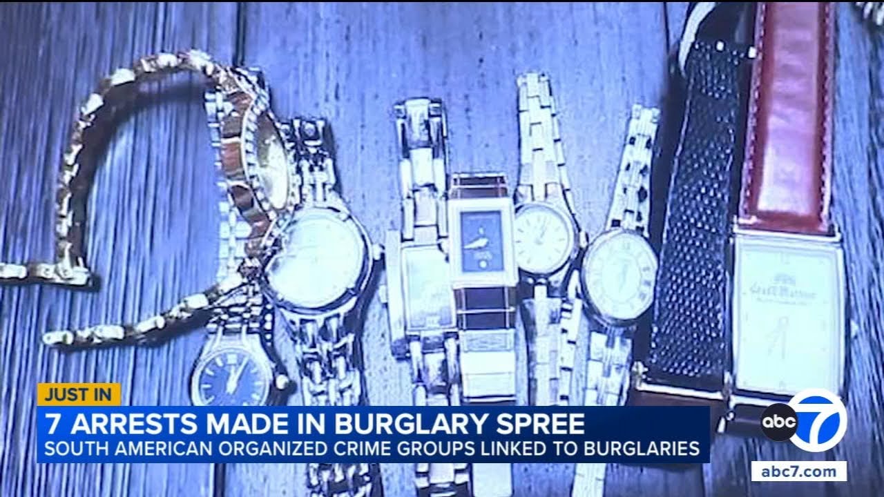 7 arrested in LA County home burglaries tied to South American theft group, authorities say