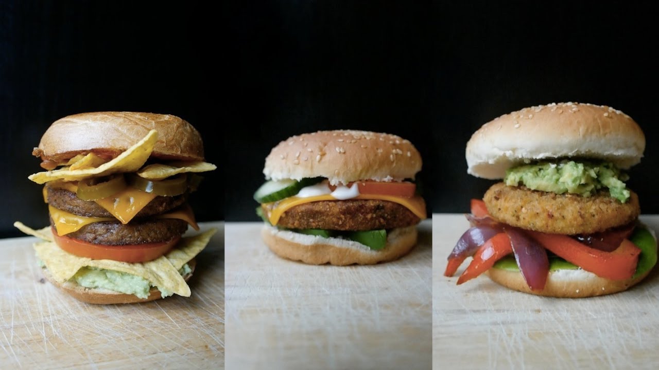 Mexican Inspired Burgers | Nacho Bagel Burger | Spicy Fajita Burger