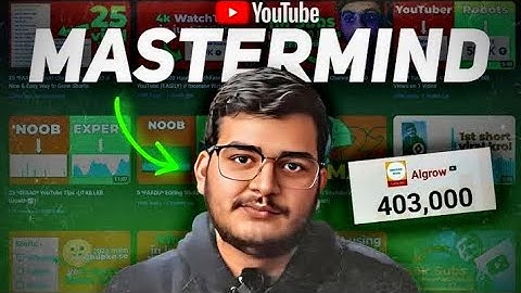 How @Algrow Dominates YouTube: His SECRET to Beat the YouTube Algorithm