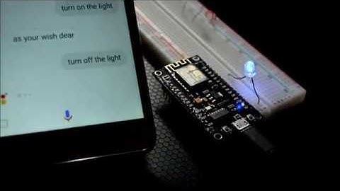 Controlling Lights using Google Assistant (voice) and ESP8266