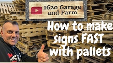 Turn Old Pallets Into Stunning Signs! DIY OMTech 100W Laser & Lightburn Tutorial