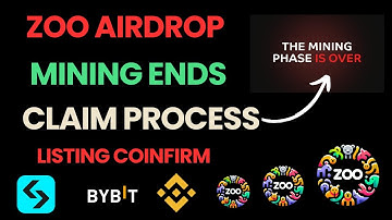 Zoo AirDrop Mining End & Claim Strat || Zoo Coin Bonus Claim || Zoo Coin List Confirm Big Exchanges