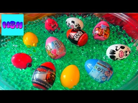 ORBEEZ surprise eggs with Orbeez Disney pixar Cars Star wars Frozen olaf  Toys Review ორბიზ ჩელენჯი