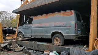 Car Crusher Crushing Cars 88 1965 buick special convertible