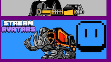 Stream Avatars|NES|Kyouryuu|Sentai|Juuranger|Mastodon|Aseprite|Power Ranger|PixelArt @StreamAvatars
