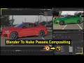 Blender To Nuke Render Passes Compositing | Export Render Passes(AOVs) From Blender