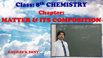 Matter & its Composition by GVP Sir Chemistry for (Form-C) Class 8th VBS