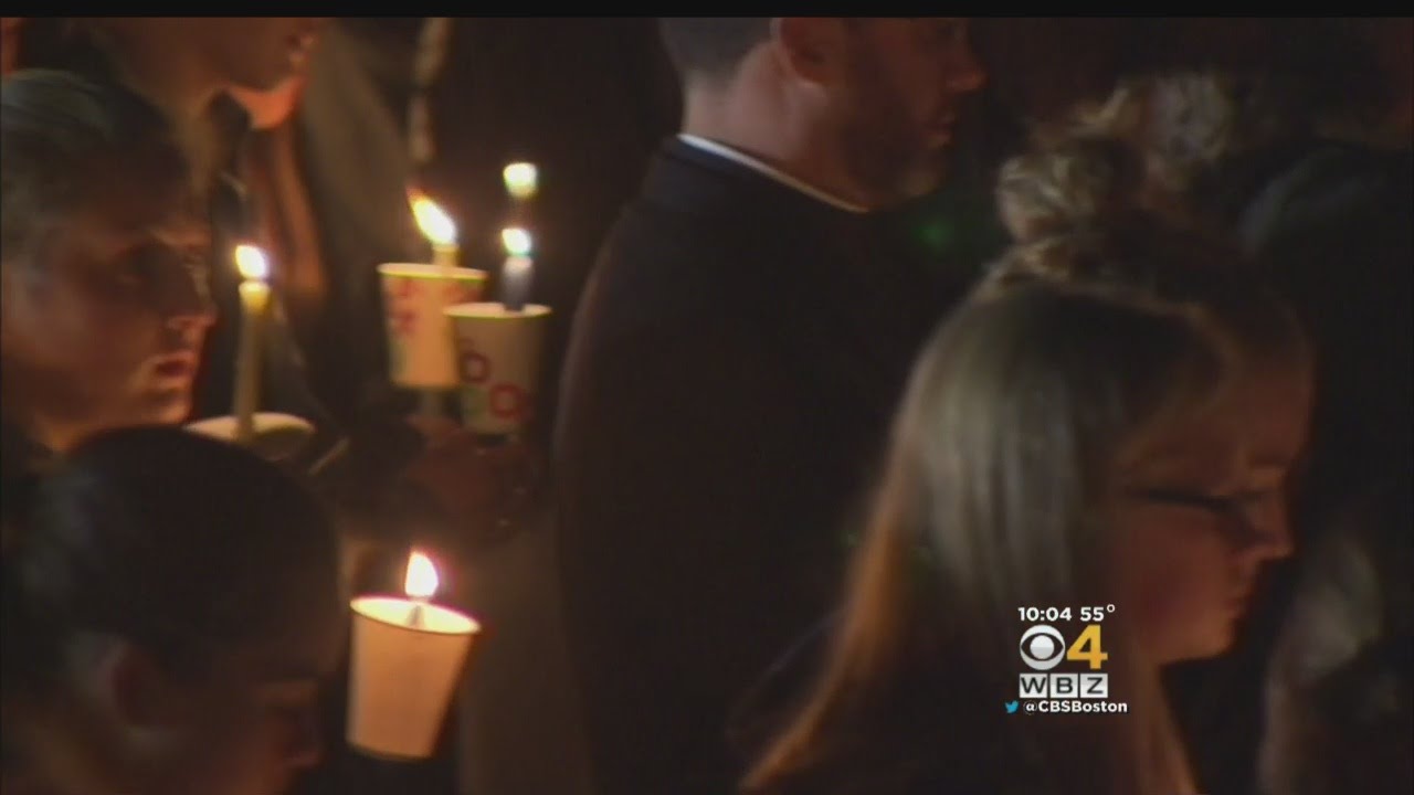 Vigil Held For Medway Teen Killed In Car Crash - YouTube