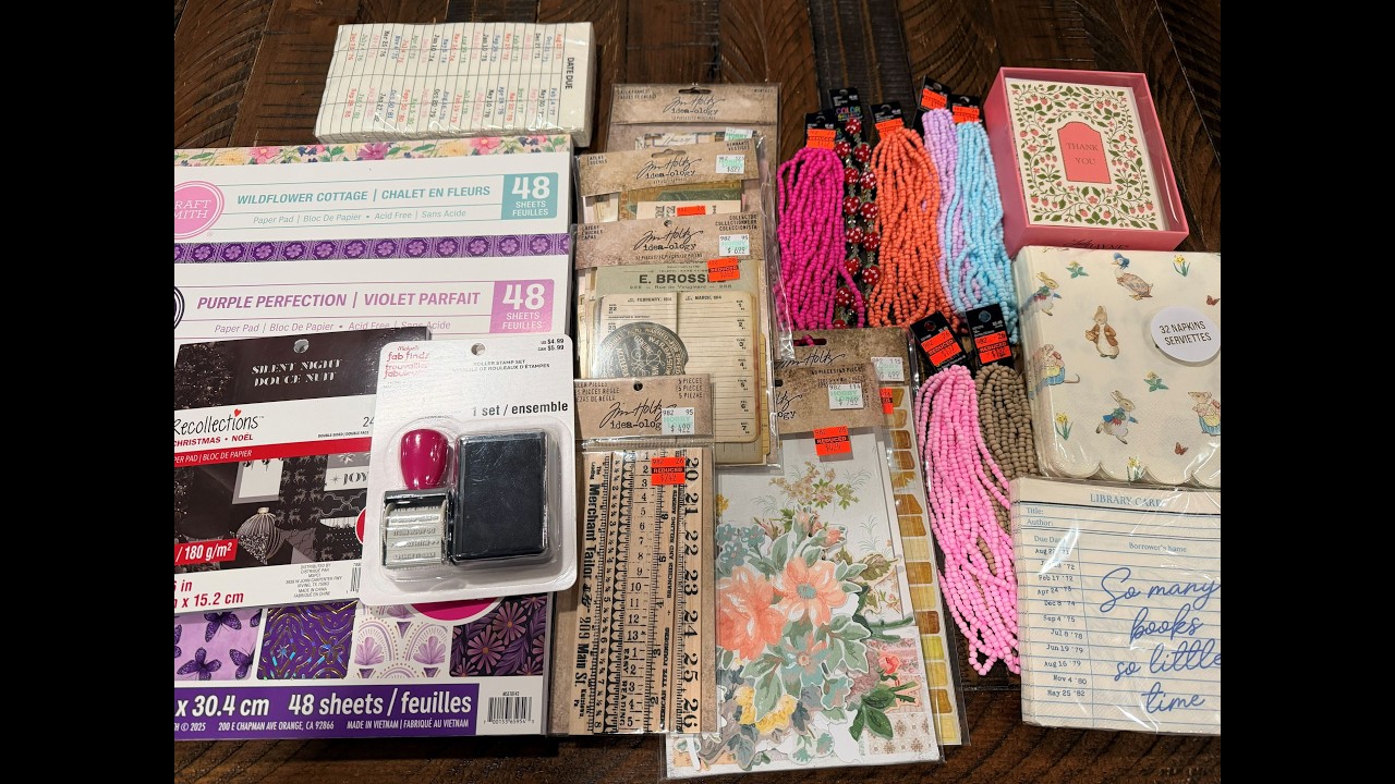 Craft Haul - Hobby Lobby Clearance - Michael's - TJ Maxx