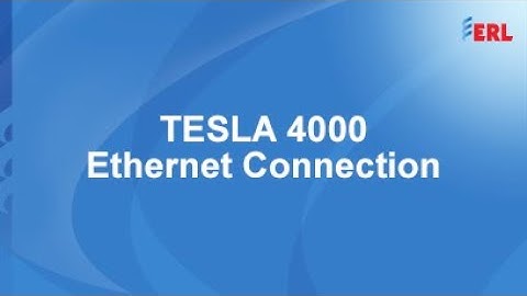 TESLA 4000 Ethernet Connection