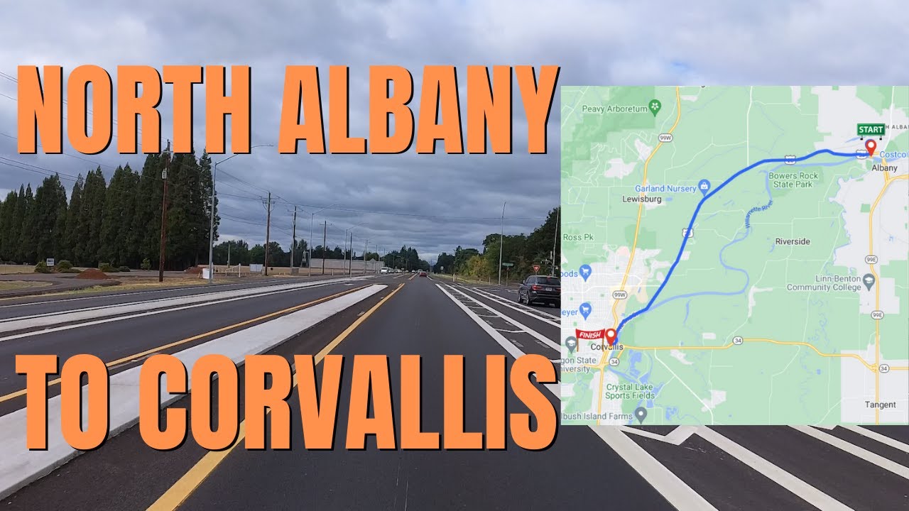 North Albany to Corvallis Oregon Driving Tour Commuting to Corvallis