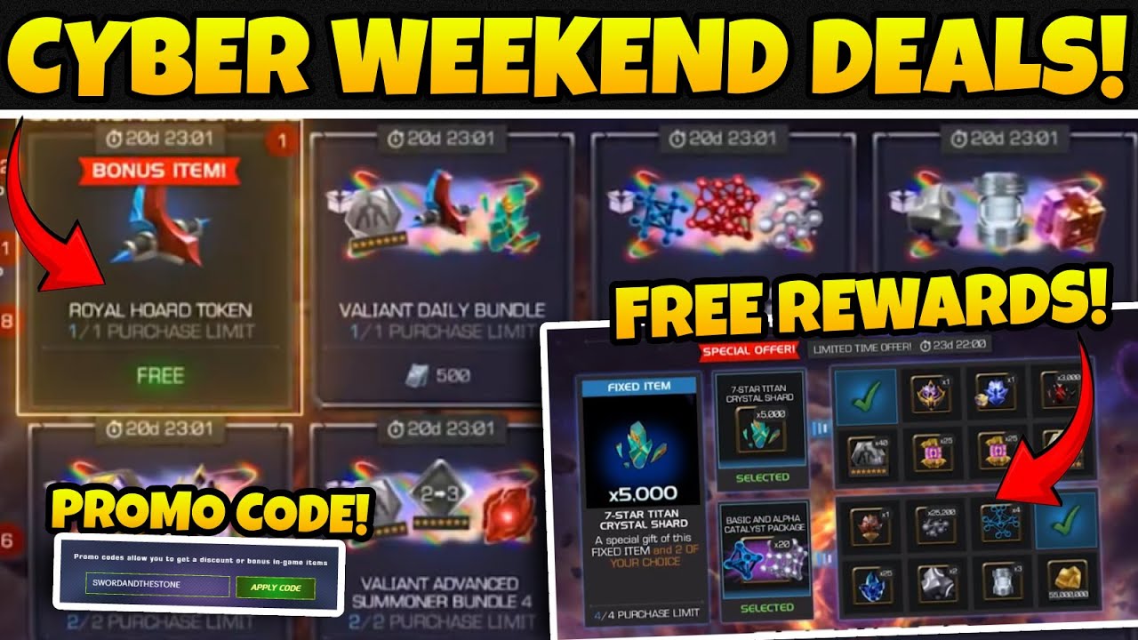 CYBER WEEKEND DEALS ARE GOING CRAZY! FREE REWARDS + NEW PROMO CODE ...
